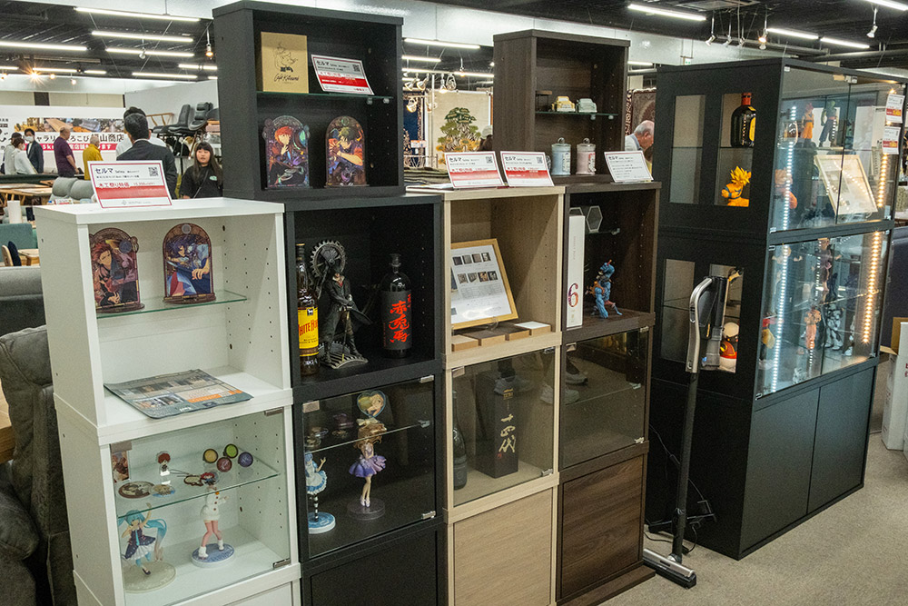 大川木工まつり With Plan コレクションケース展示